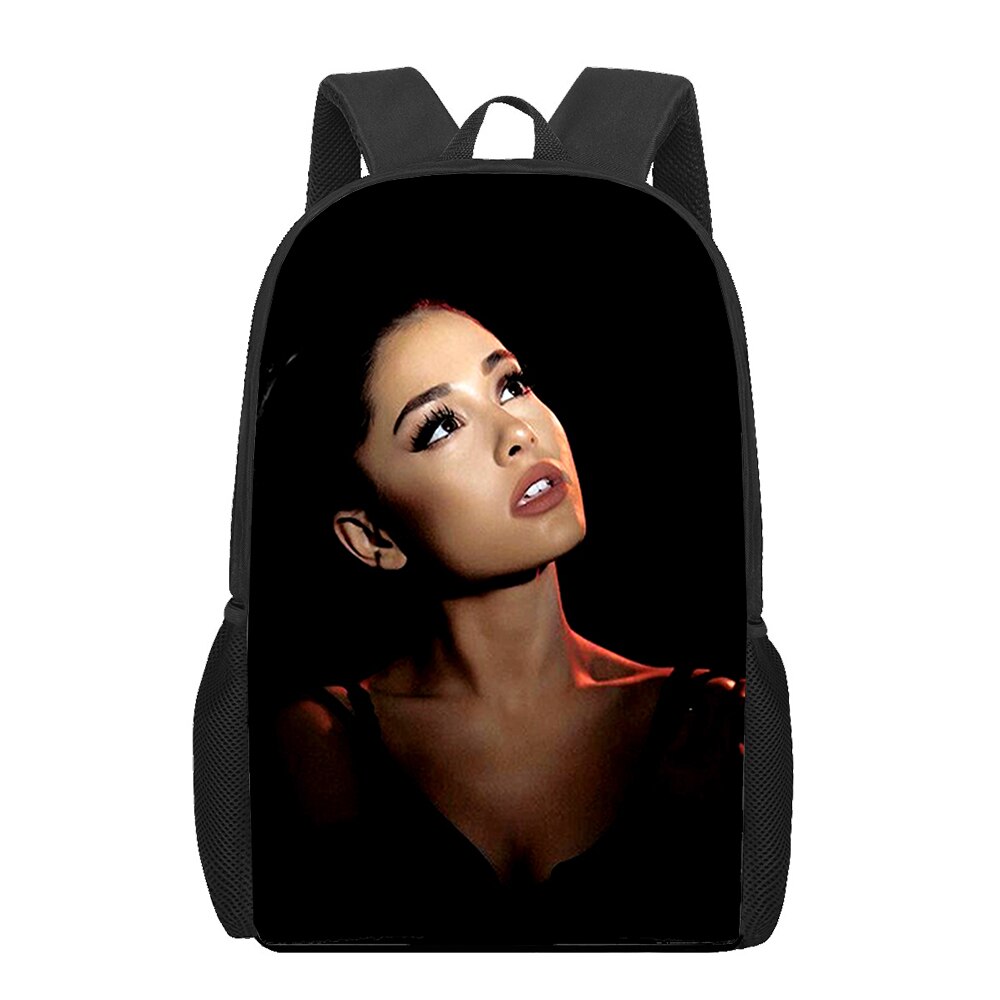 Ariana Grande AG Pop rock 3D Print Backpacks For Girls Boys Children School Bags Orthopedic Backpack 2 - Ariana Grande Store