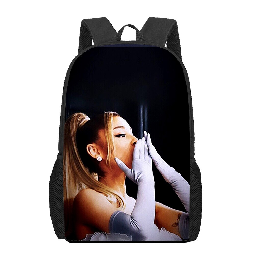 Ariana Grande AG Pop rock 3D Print Backpacks For Girls Boys Children School Bags Orthopedic Backpack 4 - Ariana Grande Store