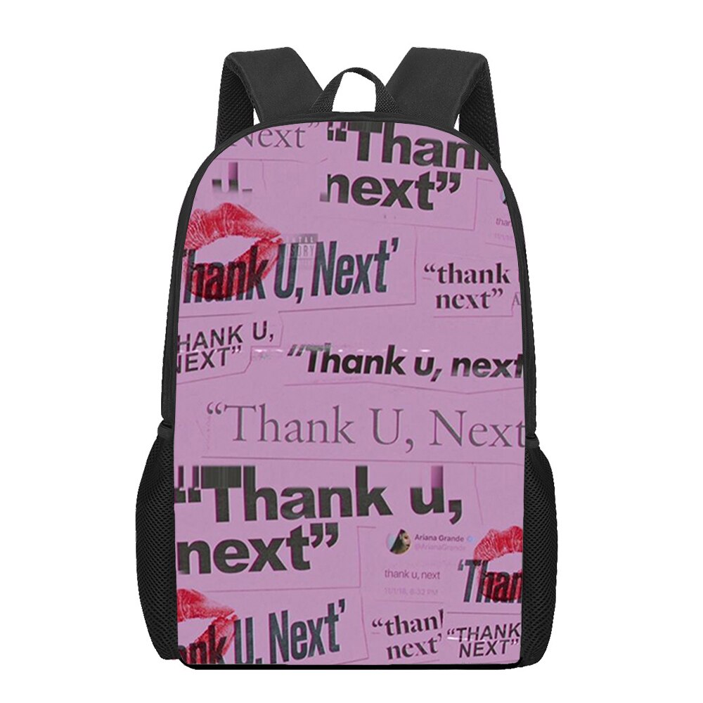 Ariana Grande AG Pop rock 3D Print Backpacks For Girls Boys Children School Bags Orthopedic Backpack 5 - Ariana Grande Store