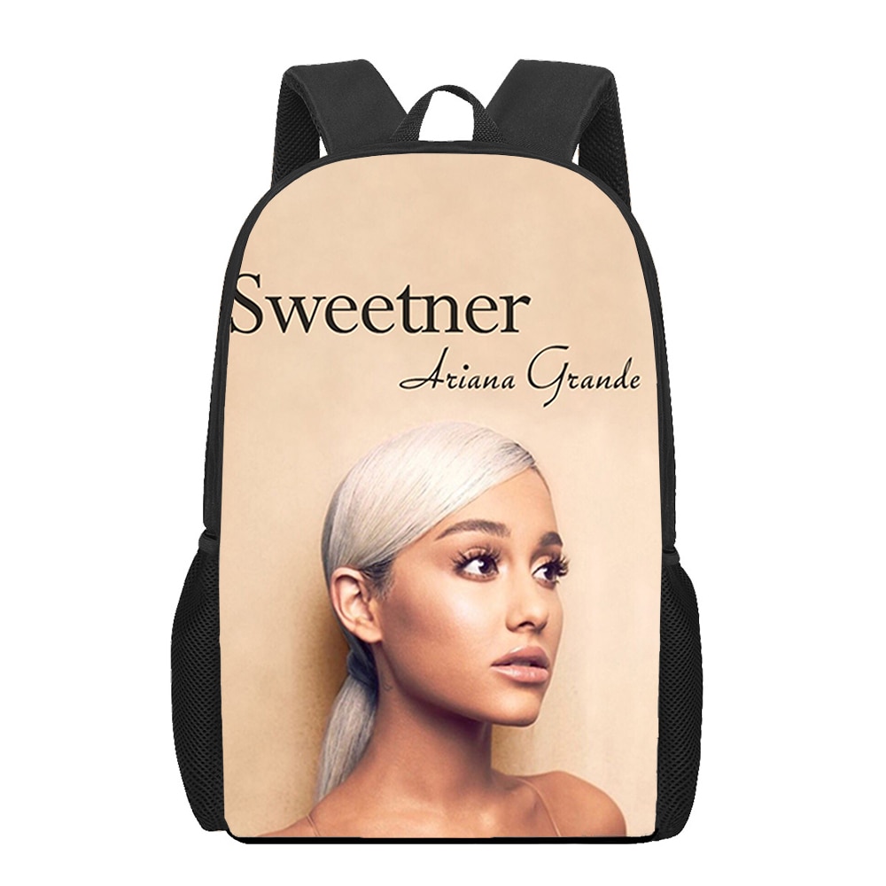 Ariana Grande AG Pop rock 3D Print Backpacks For Girls Boys Children School Bags Orthopedic Backpack - Ariana Grande Store