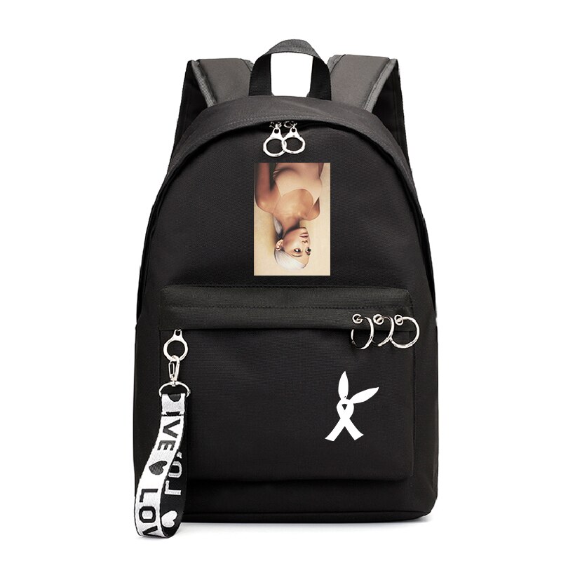 Ariana Grande Mochila Fashion Backpack Teenager Bookbag Girls School Bags Laptop Backpack Women Hip Hop Travel 3 - Ariana Grande Store