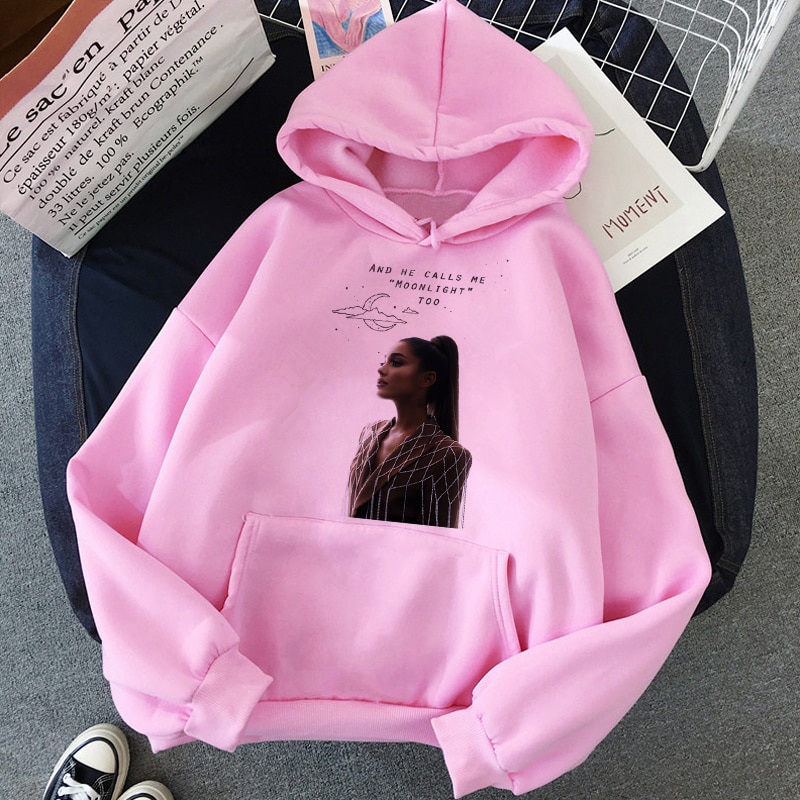 Ariana Grande Thank You Next Harajuku Graphic Hoodie Women 90s Ullzang 7 Rings Funny Sweatshirt Don 2 - Ariana Grande Store