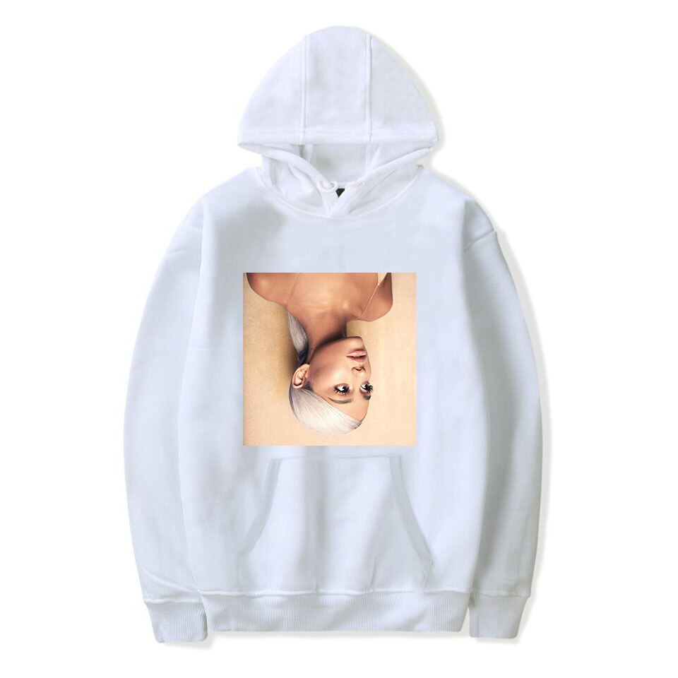 Fashion Long Sleeve Clothes hoody Ariana Grande women girls hoodies Hip Hop streetwear Casual Kpop Sweatshirt 1 - Ariana Grande Store