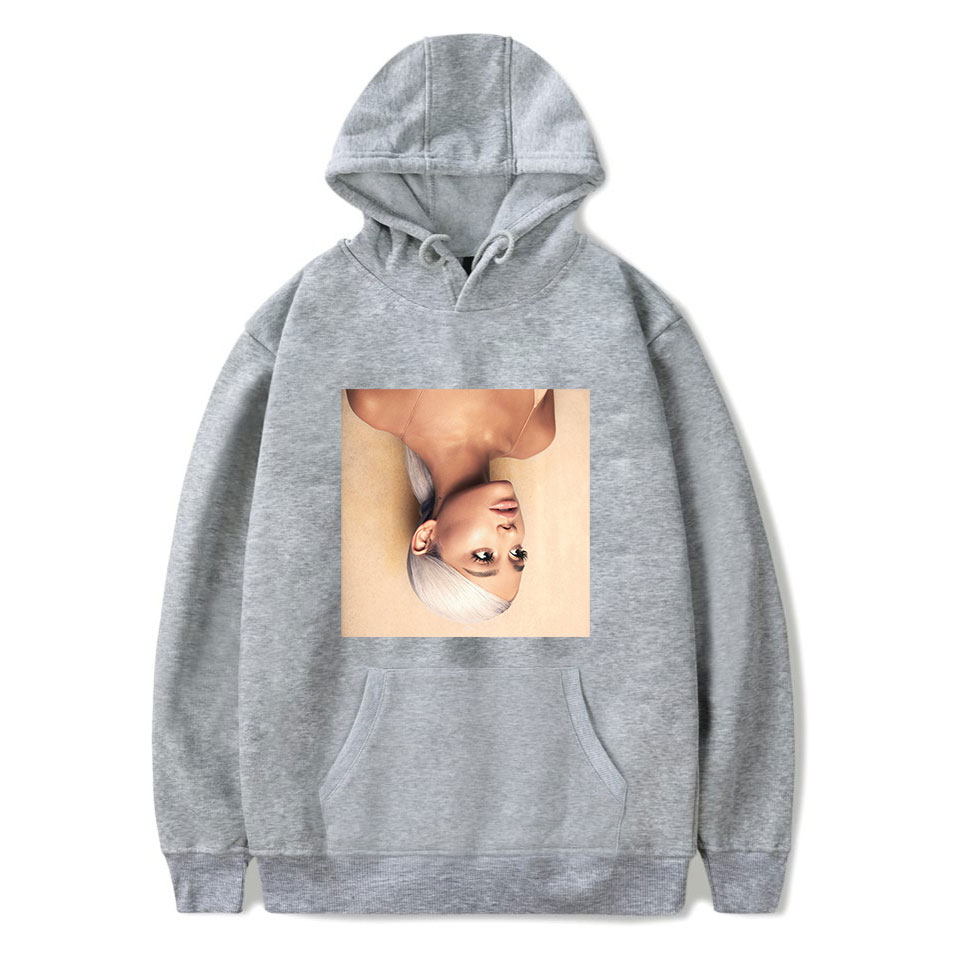 Fashion Long Sleeve Clothes hoody Ariana Grande women girls hoodies Hip Hop streetwear Casual Kpop Sweatshirt 2 - Ariana Grande Store