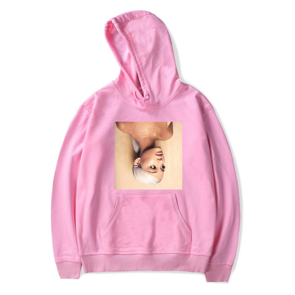 Fashion Long Sleeve Clothes hoody Ariana Grande women girls hoodies Hip Hop streetwear Casual Kpop Sweatshirt 4 - Ariana Grande Store