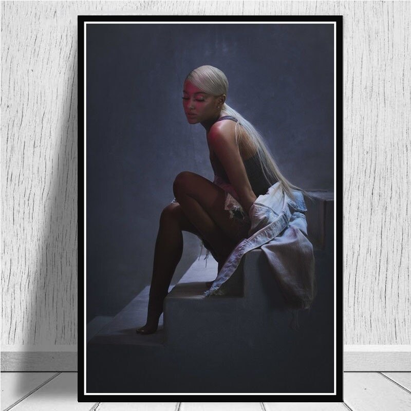 Sweetener Ariana Grande Girl Pop Star Canvas Painting posters and prints Wall Pictures For Living Room 4 - Ariana Grande Store